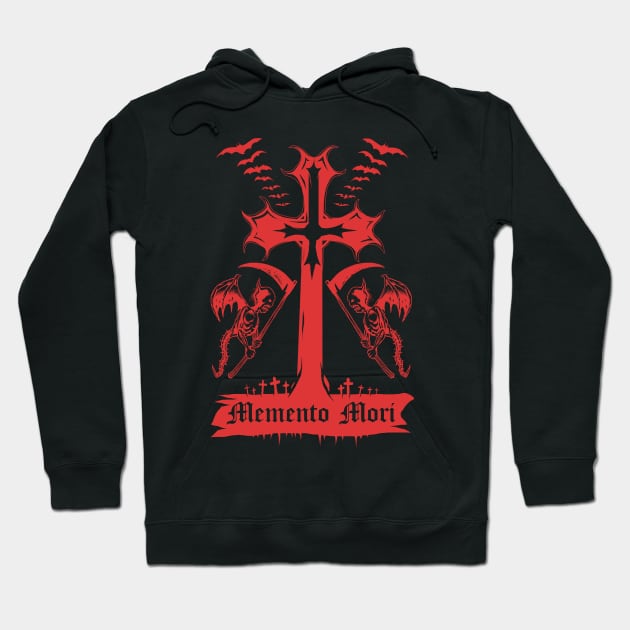 Memento Mori Hoodie by wildsidecomix